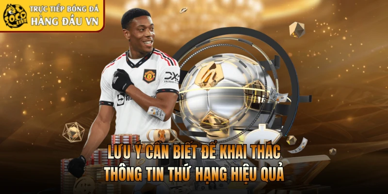 Lưu ý cần biết để khai thác thông tin thứ hạng hiệu quả