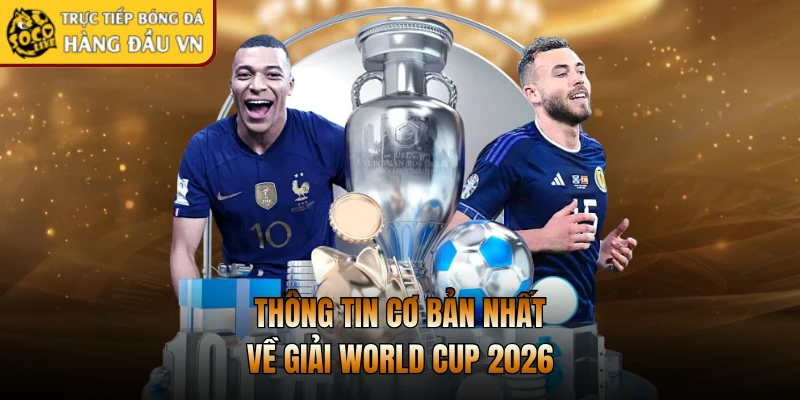 Thông tin cơ bản nhất về giải World Cup 2026